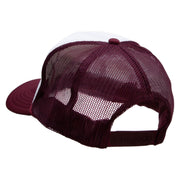 Music Guitar Embroidered Foam Panel Mesh Snapback Cap