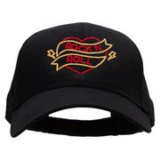 Neon Rock N Roll Embroidered Low Profile Cap