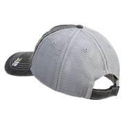 U.S. Army 49th Armored Division Embroidered Low Profile Special Cotton Mesh Cap - Black OSFM