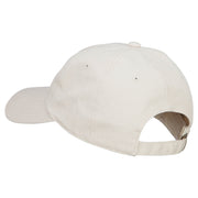 Pattern Cactus Embroidered Unstructured Washed Cap