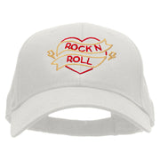 Neon Rock N Roll Embroidered Low Profile Cap