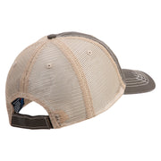 U.S. Army 11th Armored Cavalry Regiment Embroidered Low Profile Special Cotton Mesh Cap - Brown-Khaki OSFM