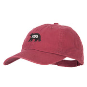 Mama Bear Embroidered Low Profile Cotton Cap