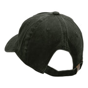 Saturn Insignia Embroidered Unstructured Washed Cotton Twill Cap