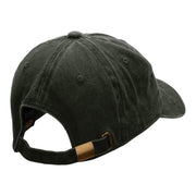 Saturn Insignia Embroidered Unstructured Washed Cotton Twill Cap