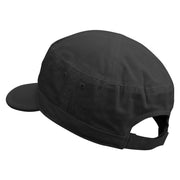 Teotihuacan Embroidered Enzyme Regular Solid Army Caps - Black OSFM
