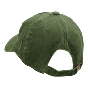 Saturn Insignia Embroidered Unstructured Washed Cotton Twill Cap