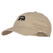 Papa Bear Embroidered Low Profile Cotton Cap