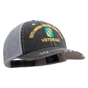U.S. Army 155th Armored Brigade Combat Team Embroidered Low Profile Special Cotton Mesh Cap - Black OSFM