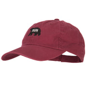 Papa Bear Embroidered Low Profile Cotton Cap