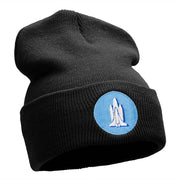 Rocket Insignia Embroidered Long Beanie Made in USA