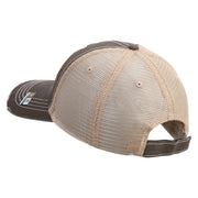 U.S. Army 155th Armored Brigade Combat Team Embroidered Low Profile Special Cotton Mesh Cap - Brown-Khaki OSFM