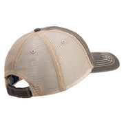 U.S. Army 155th Armored Brigade Combat Team Embroidered Low Profile Special Cotton Mesh Cap - Brown-Khaki OSFM