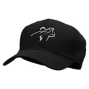 Golf Swing Embroidered Cotton Twill Pro Style Cap