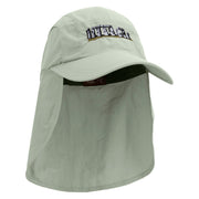 Stonehenge Embroidered Mens UV 50+ Drawstring Flap Cap - Olive OSFM