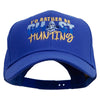 I'd Rather Be Ghost Hunting in Halloween Embroidered Six Panels Pro Style Cap - Royal OSFM