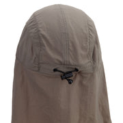 Stonehenge Embroidered Mens UV 50+ Drawstring Flap Cap - Khaki OSFM