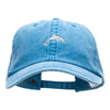 The Dolphin Embroidered Pigment Dyed Wash Caps