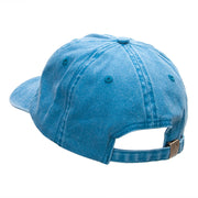 The Dolphin Embroidered Pigment Dyed Wash Caps