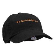 Fall Squash Goals Embroidered Wash Cap