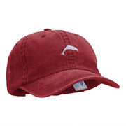 The Dolphin Embroidered Pigment Dyed Wash Caps