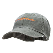 Fall Squash Goals Embroidered Wash Cap