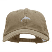 The Dolphin Embroidered Pigment Dyed Wash Caps