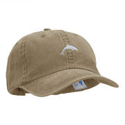 The Dolphin Embroidered Pigment Dyed Wash Caps