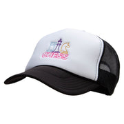 3 Piece Chess Embroidered Summer Foam Mesh Trucker Cap