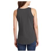 Whale Tail Heart Ladies Core Cotton Tank Top