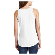 Whale Tail Heart Ladies Core Cotton Tank Top