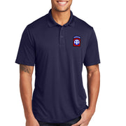 82nd Airbourne Army Graphic Design PosiCharge Competitor Polo Tee Shirt