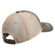 U.S. Army 278th Armored Cavalry Regiment Embroidered Low Profile Special Cotton Mesh Cap - Brown-Khaki OSFM