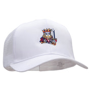 King of Cards Embroidered Solid Cotton Prostyle Twill Mesh Cap