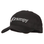 Fishing Grampy Embroidered Solid Cotton Pro Style Cap