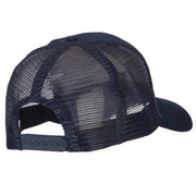 US Navy CPO Retired Military Embroidered Solid Cotton Mesh Pro Cap