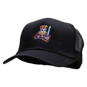 King of Cards Embroidered Solid Cotton Prostyle Twill Mesh Cap