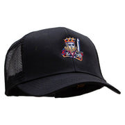 King of Cards Embroidered Solid Cotton Prostyle Twill Mesh Cap