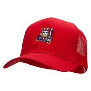 King of Cards Embroidered Solid Cotton Prostyle Twill Mesh Cap