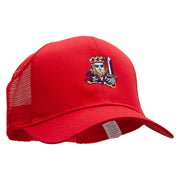 King of Cards Embroidered Solid Cotton Prostyle Twill Mesh Cap