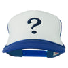 Question Mark Embroidered Foam Mesh Cap