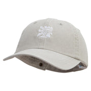 Apache Embroidered Pigment Dyed Wash Caps - Putty OSFM