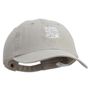 Apache Embroidered Pigment Dyed Wash Caps - Putty OSFM