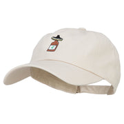 Tequila with Sombrero Embroidered Unstructured Cap