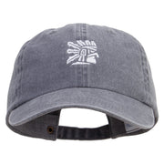 Apache Embroidered Pigment Dyed Wash Caps - Grey OSFM