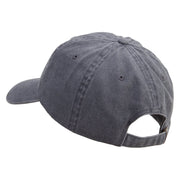 Apache Embroidered Pigment Dyed Wash Caps - Grey OSFM