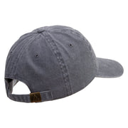Apache Embroidered Pigment Dyed Wash Caps - Grey OSFM