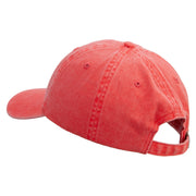 Apache Embroidered Pigment Dyed Wash Caps - Coral OSFM