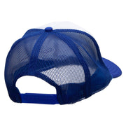 Girl Dancer Embroidered Foam Panel Mesh Snapback - Royal-White OSFM