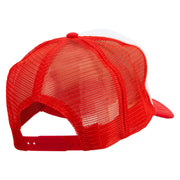 Spooky Mama Embroidered Summer Foam Mesh Trucker Cap - Red-White OSFM